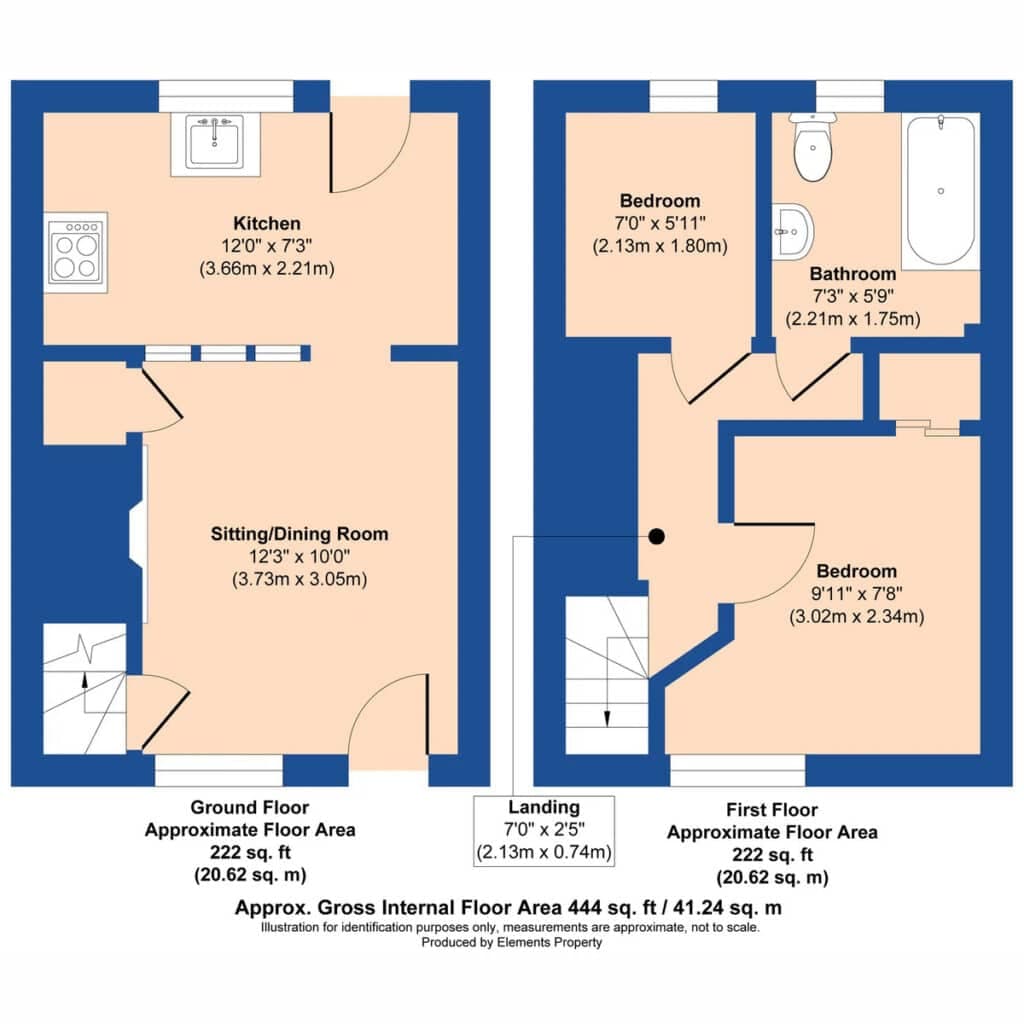 Floorplan 1 for High Street, Norwich, NR14