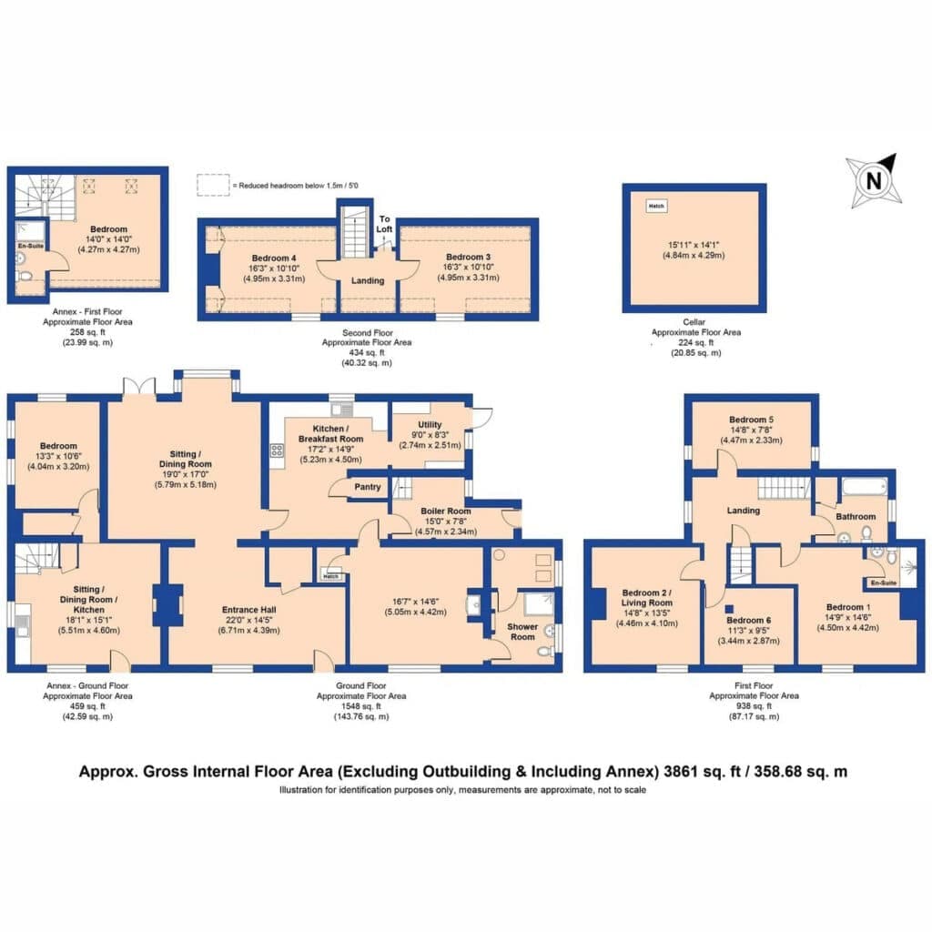 Floorplan 1 for Norwich Road, Brome, IP23