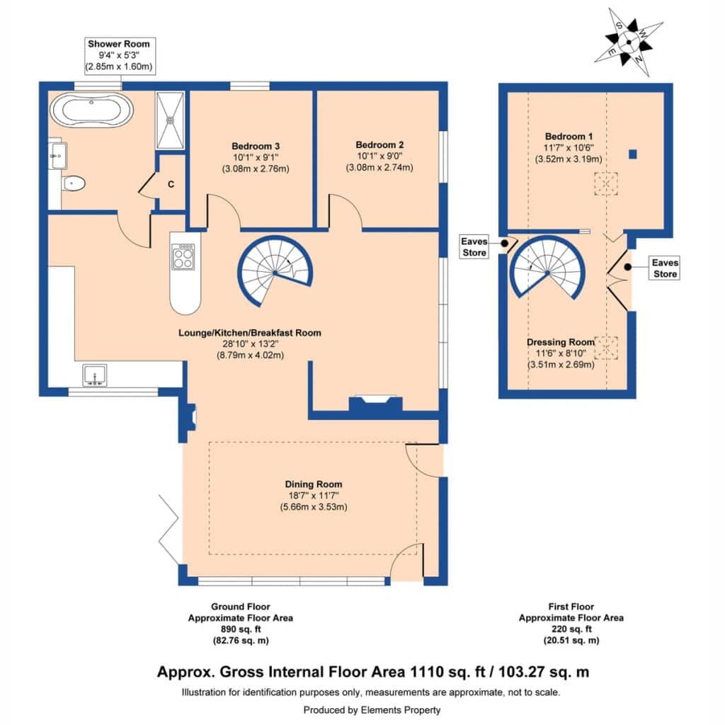 Floorplan 1 for Marshgate, North Walsham, NR28
