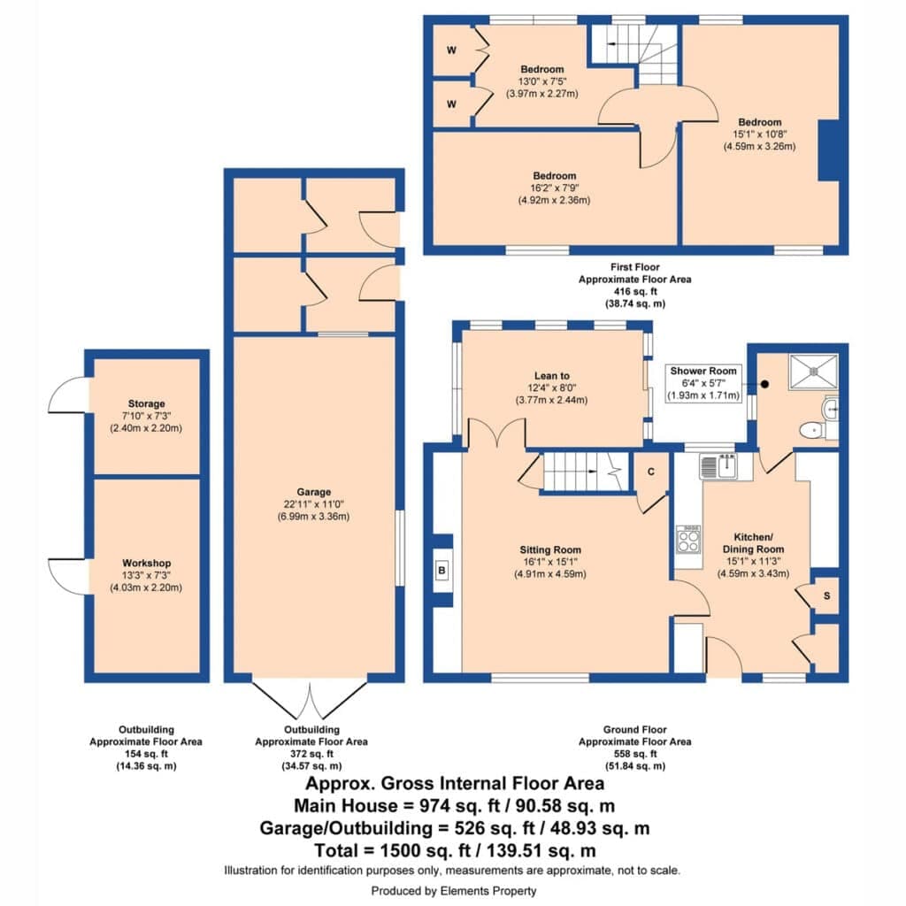 Floorplan 1 for Wood Green, Long Stratton, NR15