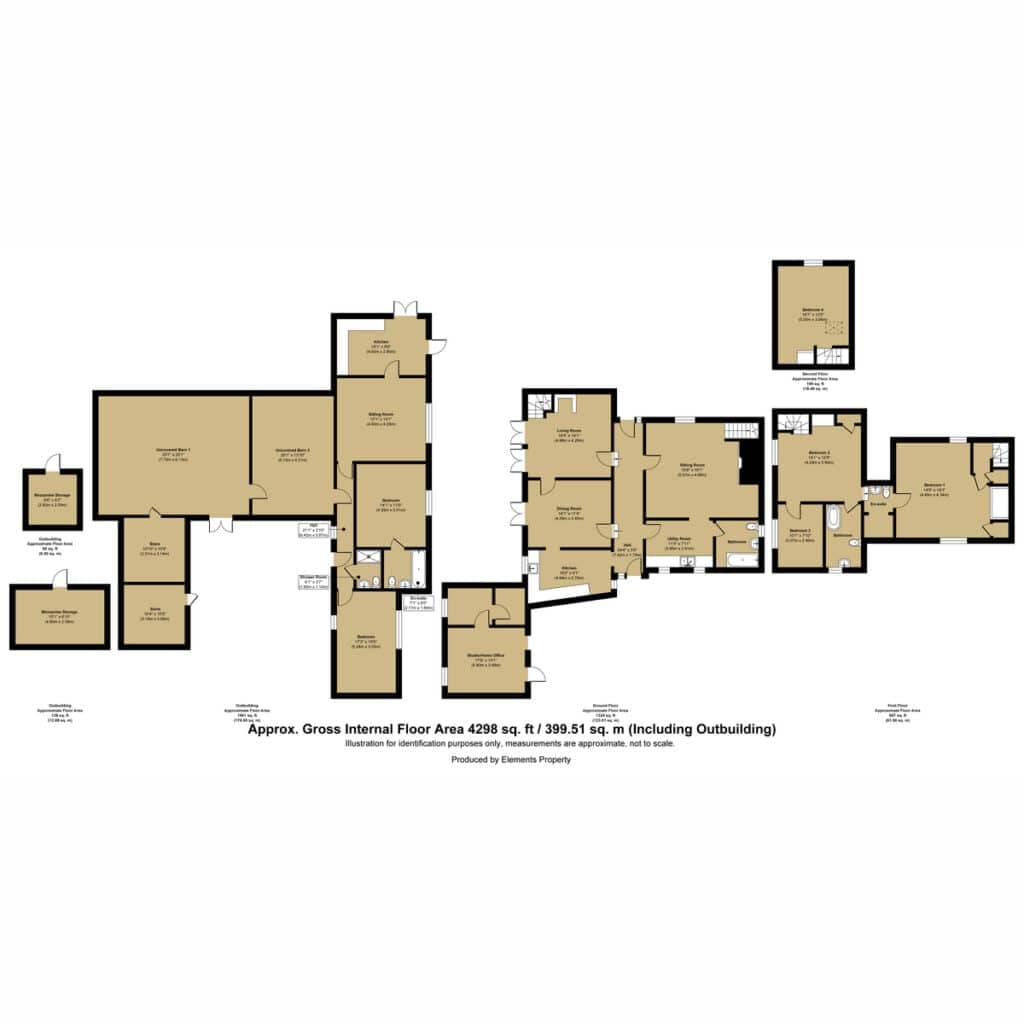 Floorplan 1 for Bunwell Road, Bunwell, NR16