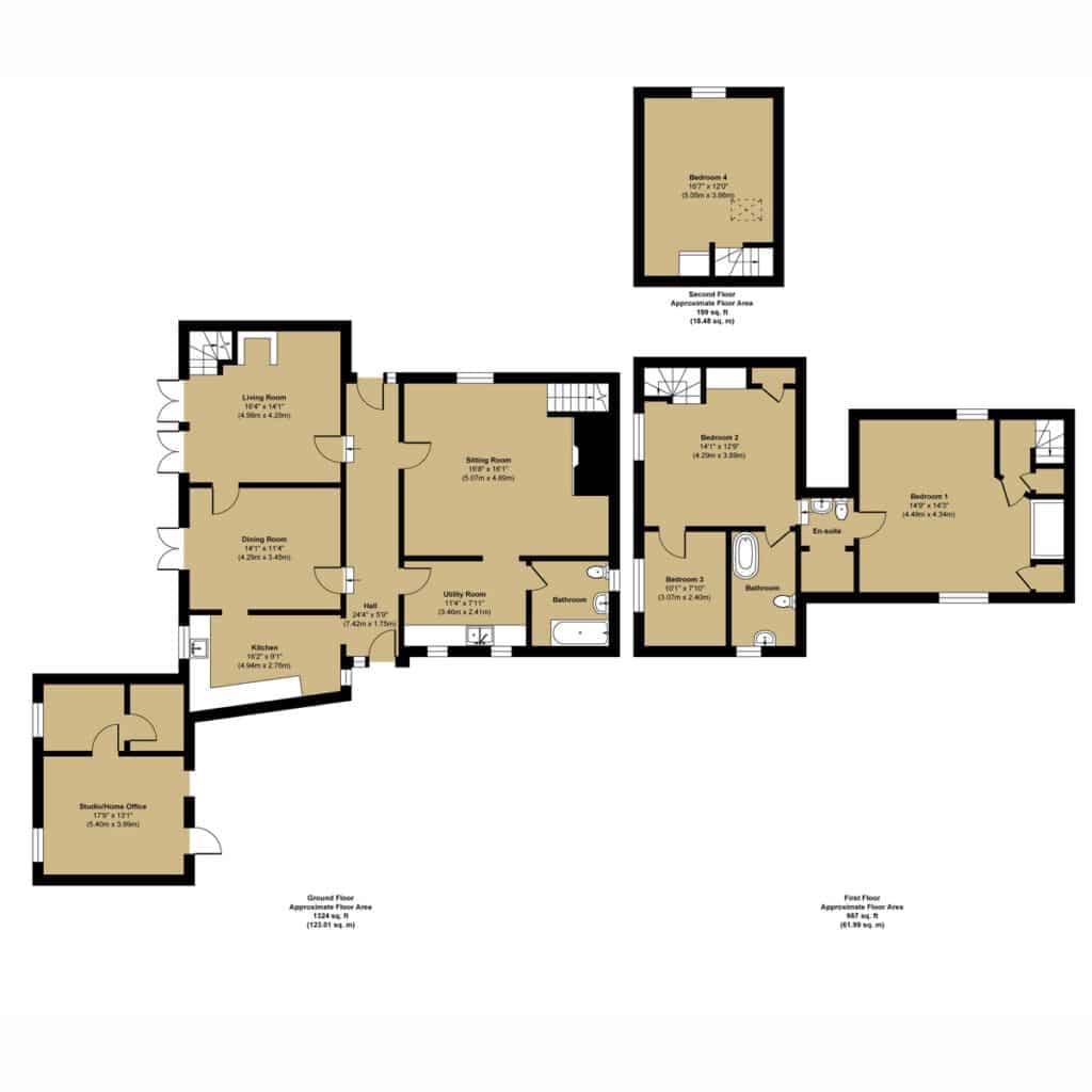 Floorplan 2 for Bunwell Road, Bunwell, NR16